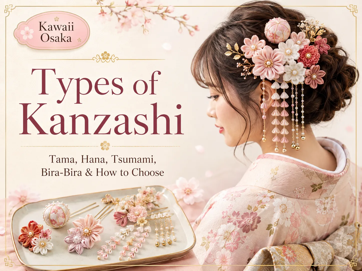 Types of Kanzashi: Tama, Hana, Tsumami, Bira-Bira & How to Choose