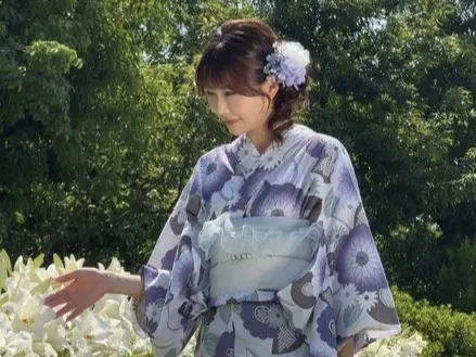 Ajisai Season in Yukata