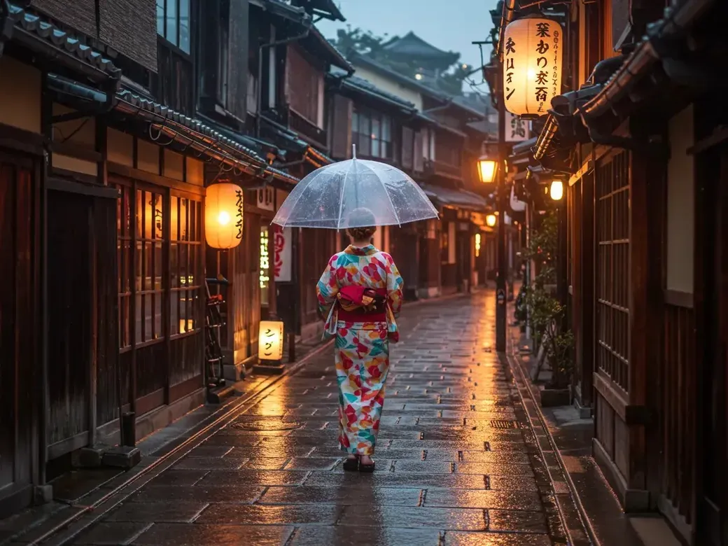Rainy Day in Kimono: Why a Little Rain Makes the Experience Even More Magical