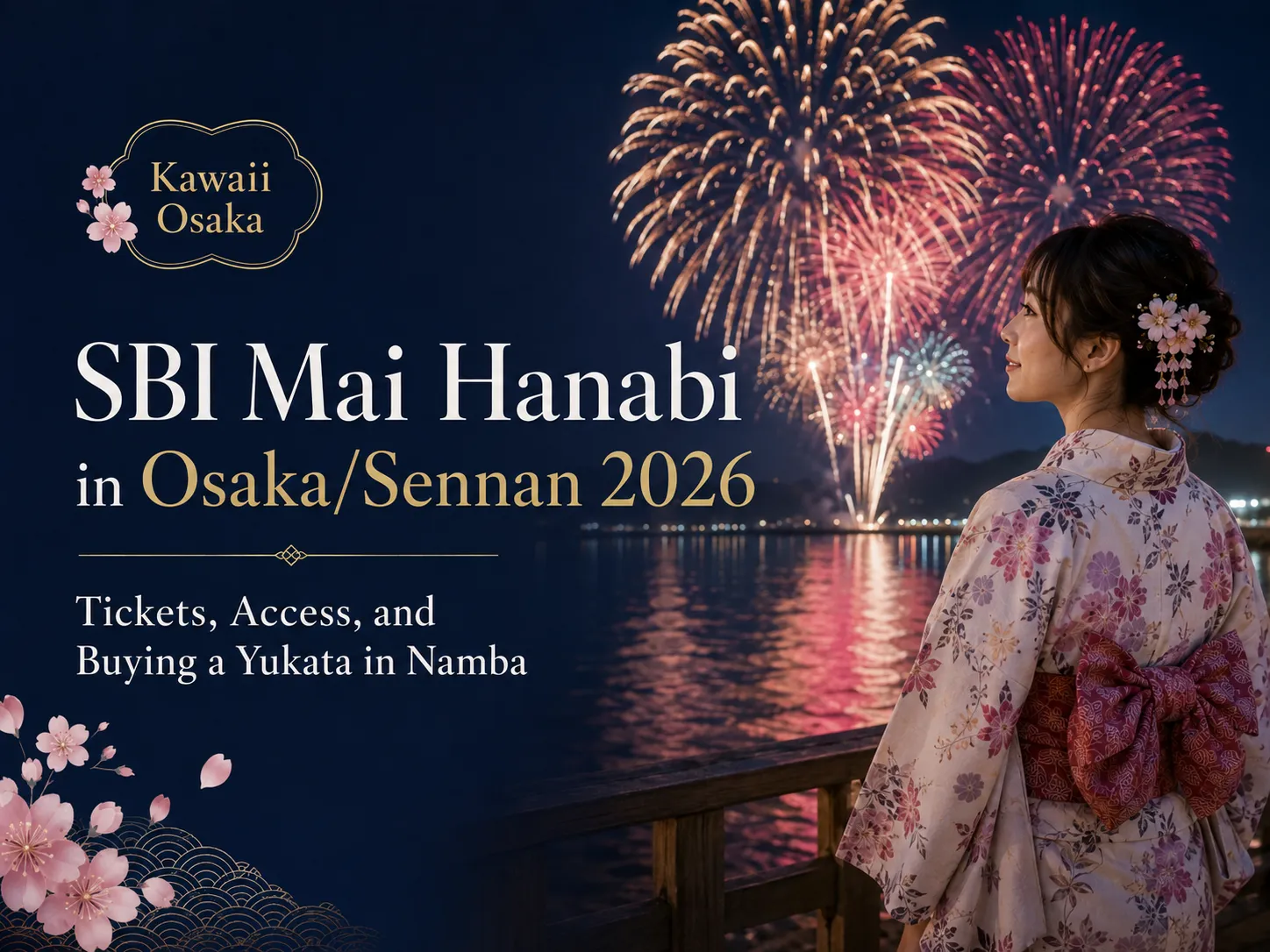 SBI Mai Hanabi in Osaka/Sennan 2026: Tickets, Access, and Buying a Yukata in Namba