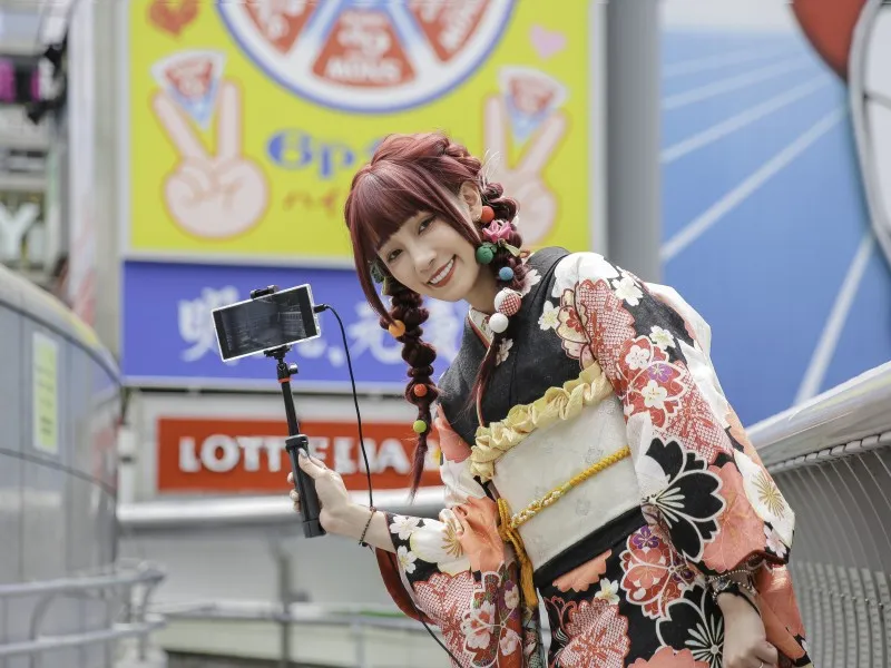 Kimono Experience in dotonbori