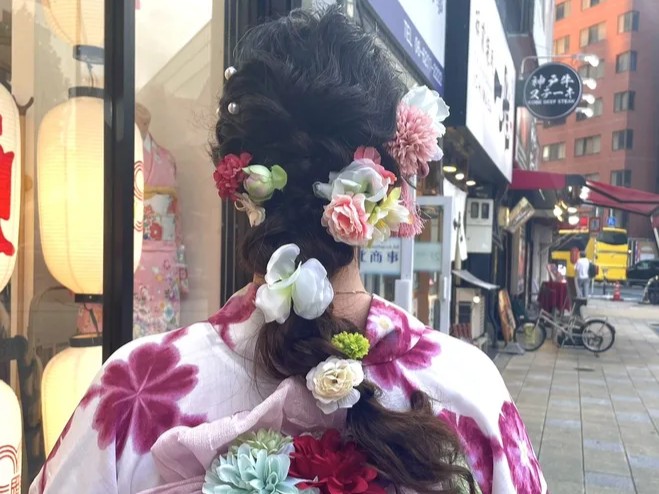 At KAWAII OSAKA, we also offer professional Hair Set Menu! 
