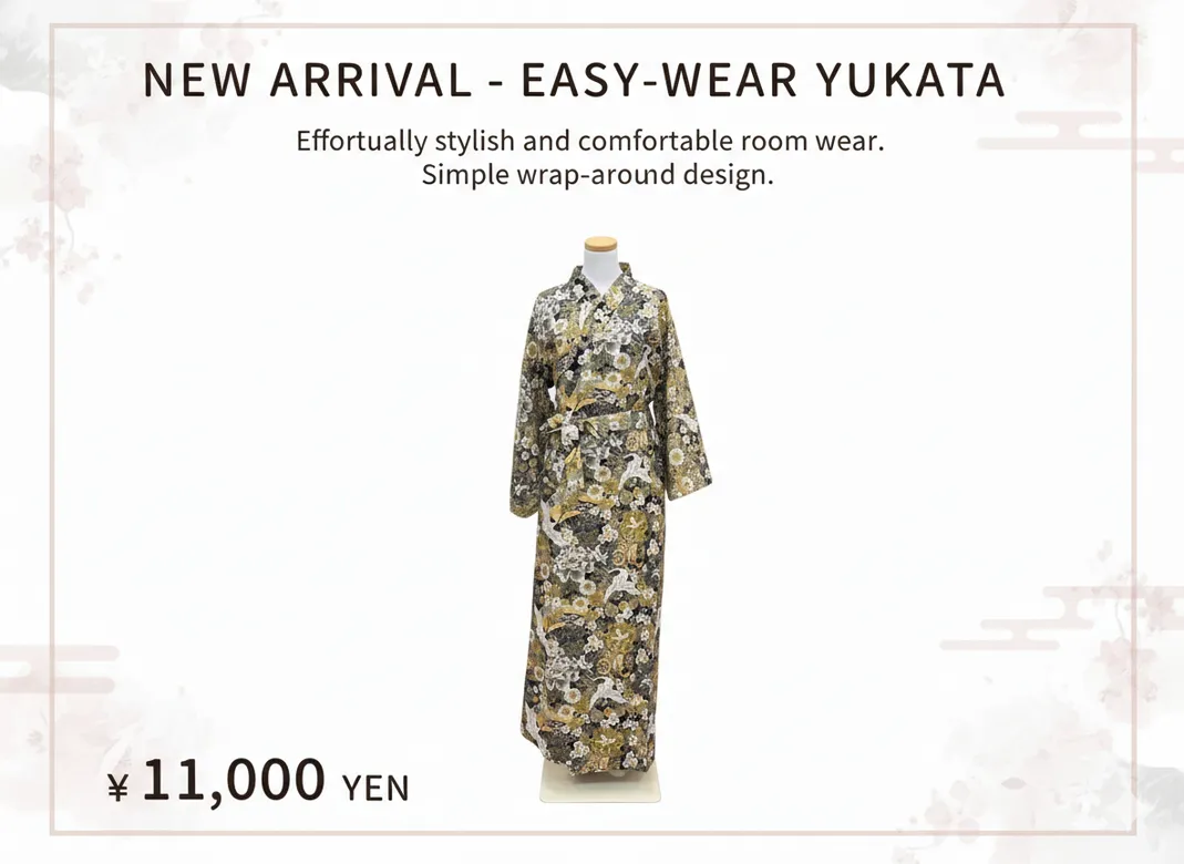 Modern Japanese Yukata – Relax in Traditional Style