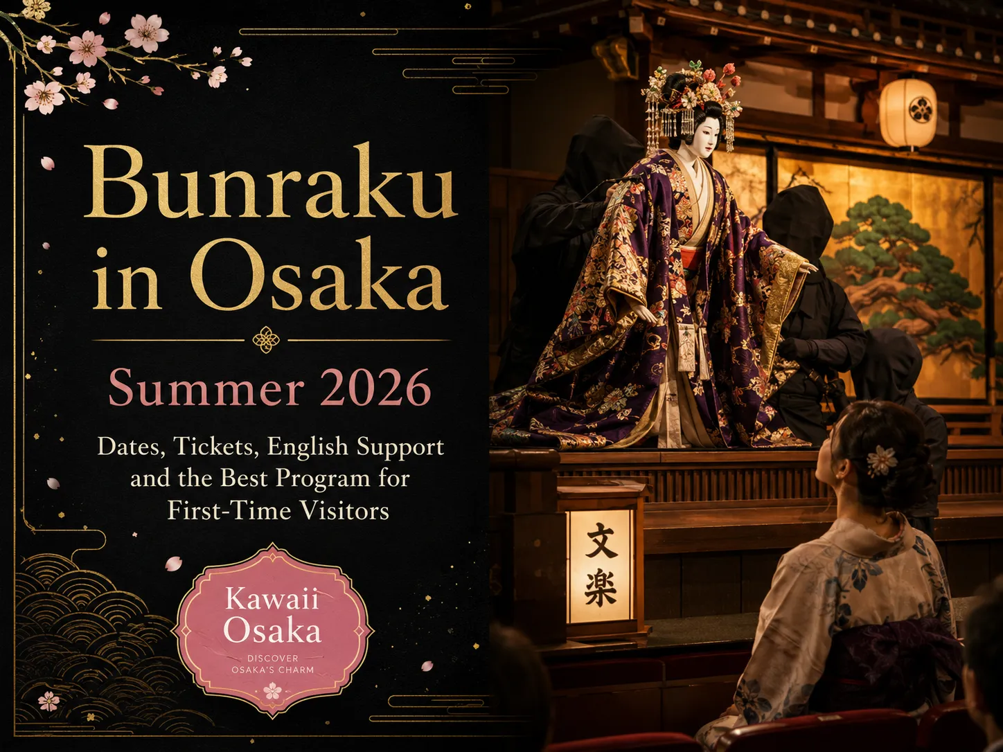 Bunraku in Osaka 2026: What to Expect at the National Bunraku Theatre Near Dotonbori