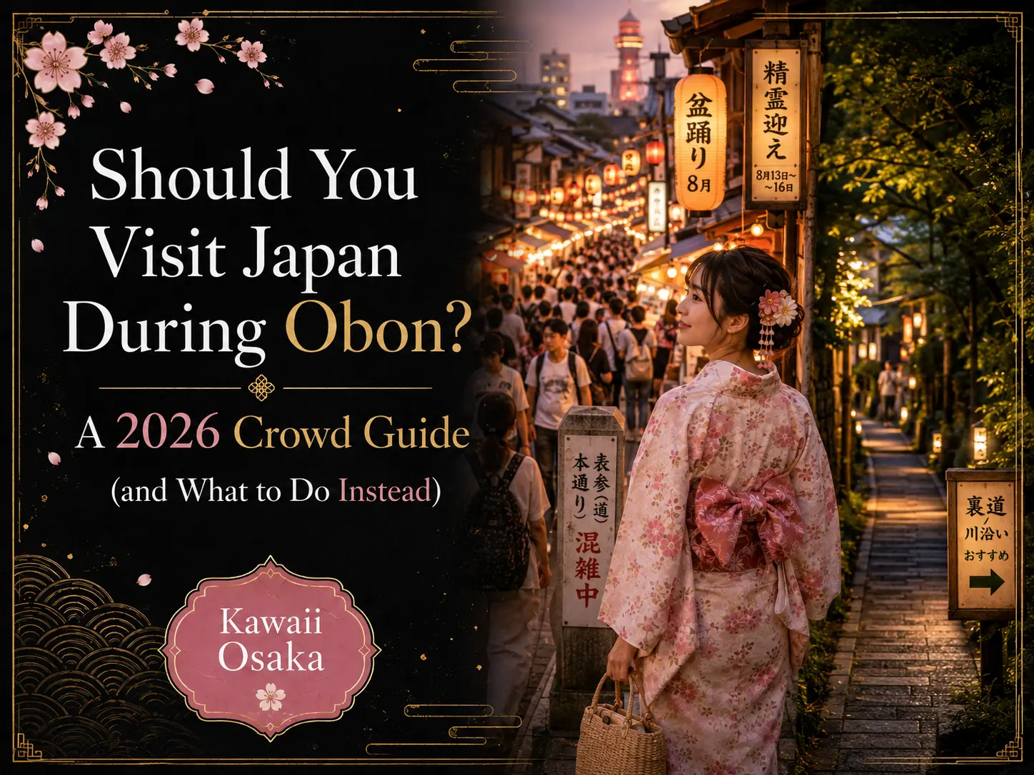 Should You Visit Japan During Obon? A 2026 Crowd Guide (and What to Do Instead)