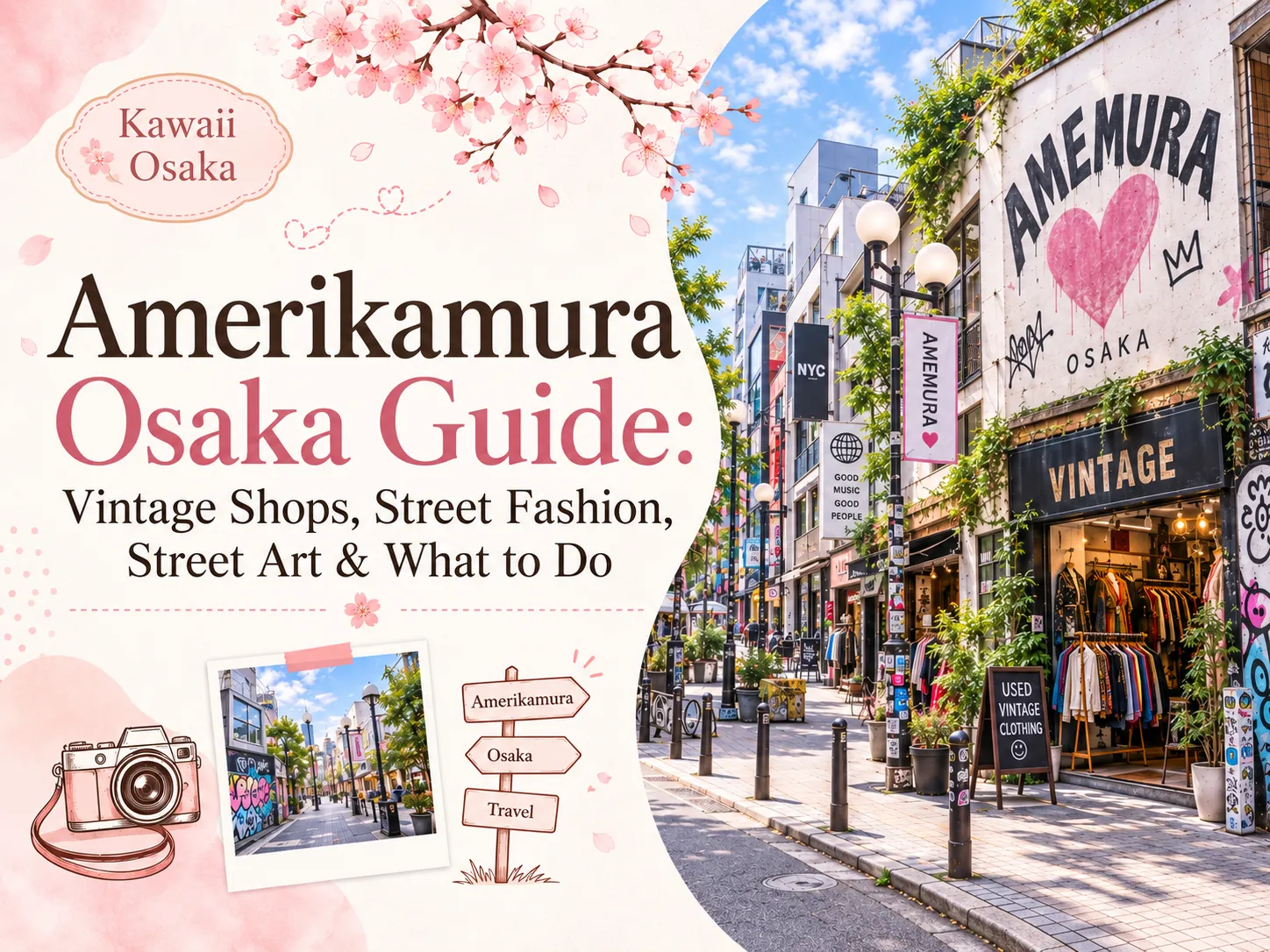 Amerikamura Osaka Guide: Vintage Shops, Street Fashion, Street Art & What to Do
