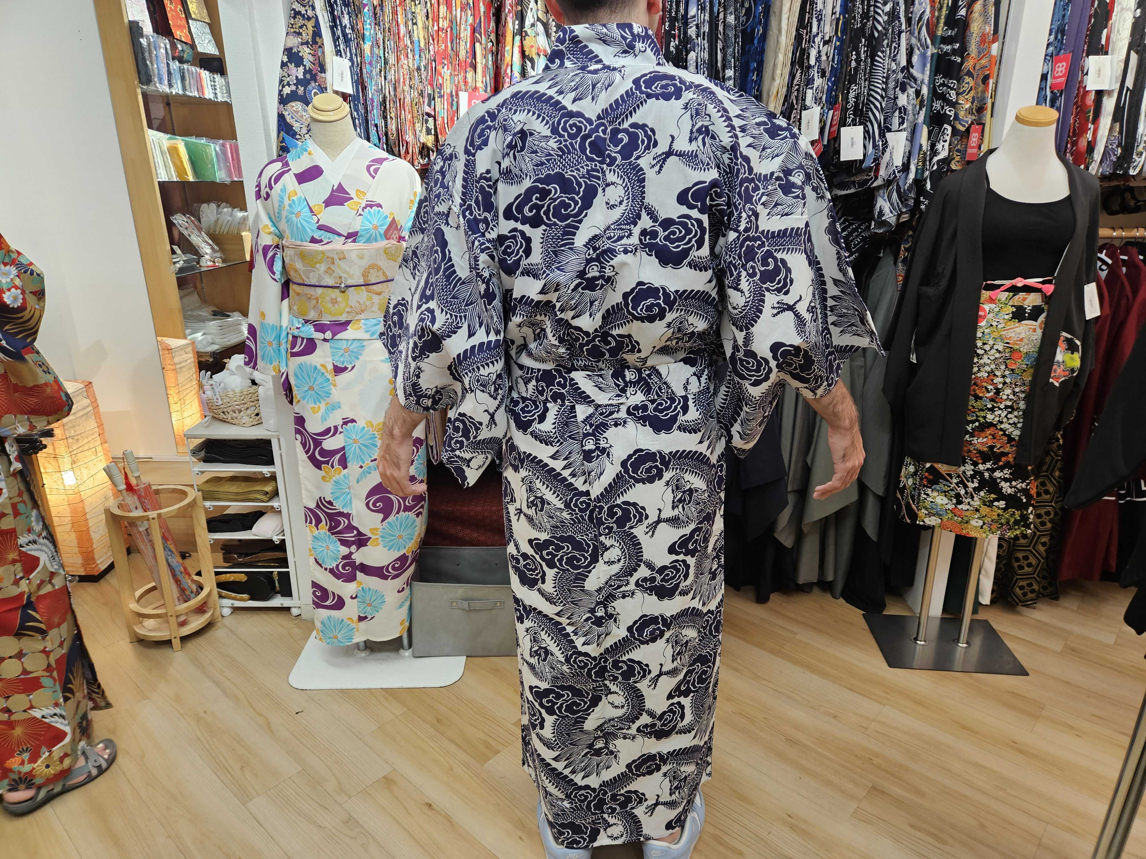 A Bold Dragon Yukata!